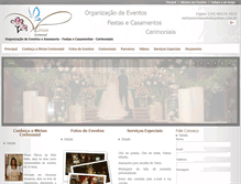 Tablet Screenshot of cerimonialemcampinas.com.br